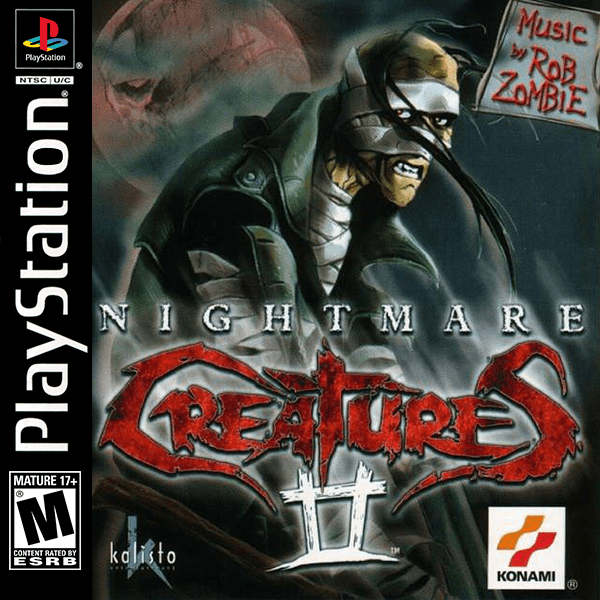 Nightmare Creatures II box art for Playstation